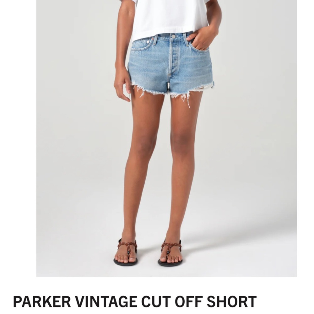 Agolde Light Blue High-Waisted Denim Jeans